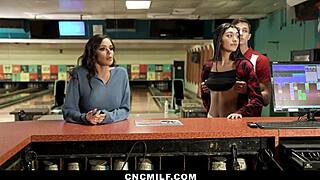 I Felt So Excited Using My Girlfriend And Her Stepmom During Bowling.