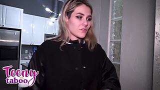 Adalind Gray sucks and fucks her tattooed prof bareback for a better grade