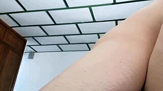 Passionate sex between Colombian stepsiblings leads to creampie in amateur scene.