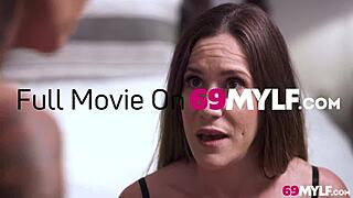 Milf receives creampie from her personal assistant in reality sex.