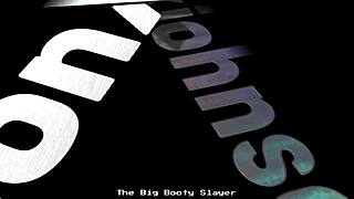 busty brunette milf sucks big cock in cheating scene with shaved pussy and bbw body