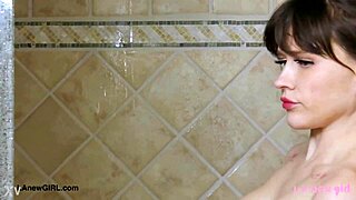 Fresh-Faced Blonde Took A Shower