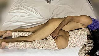Mother-in-Law and I Slept on Bed Together for Intense All-Night Fucking