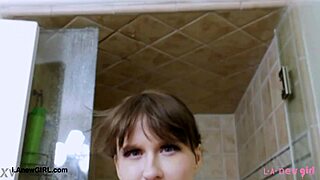 Fresh-Faced Blonde Took A Shower