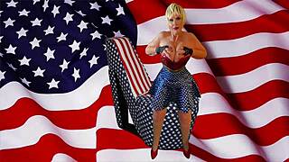 granny america's fourth of july stick and lick led to multiple orgasms