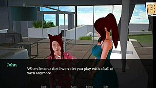 my new family episode 50 with redhead milf and teen in erotic game