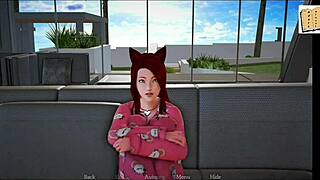 my new family episode 50 with redhead milf and teen in erotic game