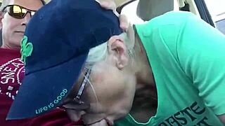 Hot mature milf sucks her best friend's big cock