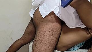 i play gynecologist, insert camera in patient's pussy, fuck and cum inside her big pussy with blowjob