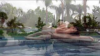 jenna j ross squeezes her nipples while cumming.