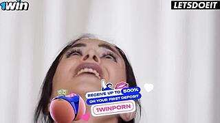 latina step mom andrea lux fucks her step son after workout.