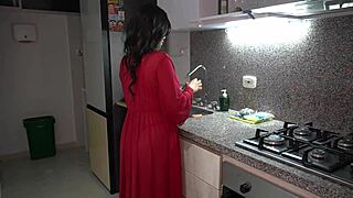 Big-Ass Stepmom Feels Fear As Burglar Catches Her In Home