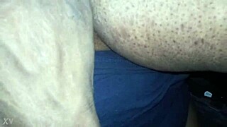 fat wife sucking and fingering pussy at rest stop