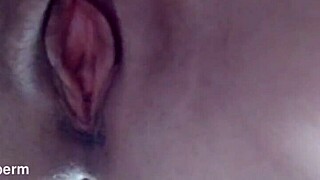 horny amateur babe masturbates pink pussy while stepdad next room!