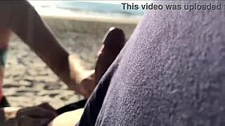 She jerked me off outdoors suddenly