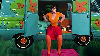 Granny Velma Dinkley deep throating cocksucking sleuth?