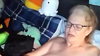 hot mature naked yoga then masturbates