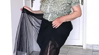 Cougar Granny Seduces With Dance In Compilation