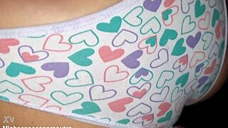 cuckold wife getting cumshots on panties with karina lucas