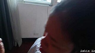 Petite Asian Babe Licks Daddy's Asshole Before Deepthroat and Crazy Anal Triangle with Unexpected Cumshot Ending!