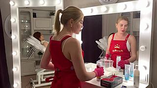 Hey, check out Sugarnadya teaching that young Russian bitch Ritafox the right way to shave her pussy properly.