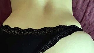 Hot wife: fucked doggystyle in tight jeans, cum on ass