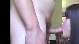 Gorgeous amateur sucks my cock in provocative way