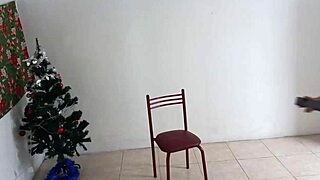 is that latina stepmother's pussy delicious in her christmas dance?