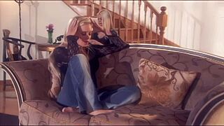 Bridgette and teen 18+ Holly share anal cock in threesome with deepthroat and doggystyle pounding!