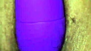 Latina housewife's tight pussy gets cum covered up close