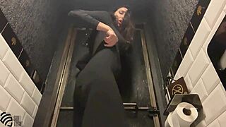 Stepmother Masturbates to Orgasm in Public Restaurant