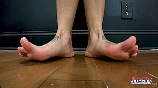 Inked Brunette Sabrina Finger Fucks Her Wet Pussy and Sucks a Juicy Cock