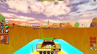 Intense Cop Blowjob During Roblox Jailbreak Gameplay