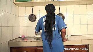 caught fingering in kitchen, want that big cock now?