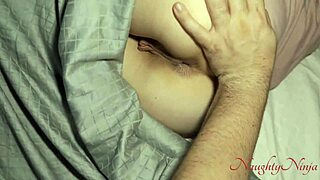 Step-Mom Lets Me Sleep Next To Her During Thunder Storm In Curvy Milf Roleplay With Creampie Riding