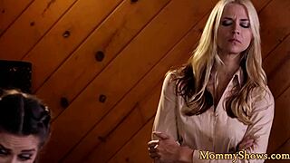 busty mature milfs in lesbian group fingering a lovely teen 18+