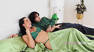 Sharing Bed With Freeuse Step Mom On St Patricks Day