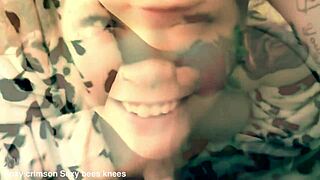 Why all smiles while taking cum in mouth and on nipples?