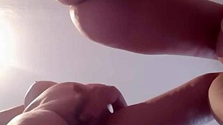 Girlfriends masturbate and cum with big tits