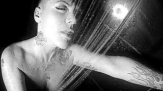 Brunette Babe Jezebelle Gets Steamy in Shower Masturbation