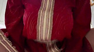 Iranian housewife feels intense pleasure in doggystyle ass fucking with her big ass.