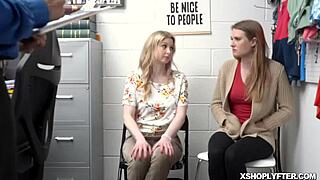 shoplifter ashley lane gets fucked hard from behind