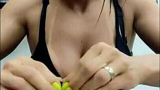 Husband eating milf porn actress in hardcore scene with blowjob and fucking