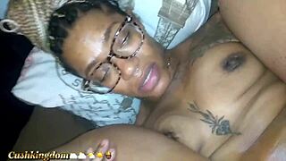 Latina Ebony Fat Booty Squirts in Interracial Bedroom Action!