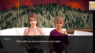 In my new family, MILF plays games with big tits