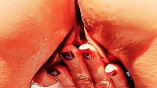 Mature wife spreads in garden for fingering.