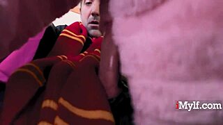 horny milf in potter cosplay with millie morgan