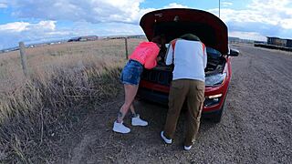 Frozen Girl Gets Rough Fucked