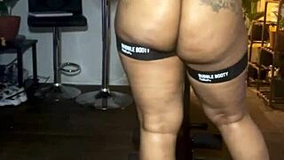 naked workout with my personal trainer getting sweaty