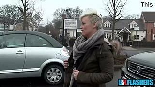 Hey, can everyone see Bree Branning's wet pussy flashing and pissing for UK-flashers? 😏